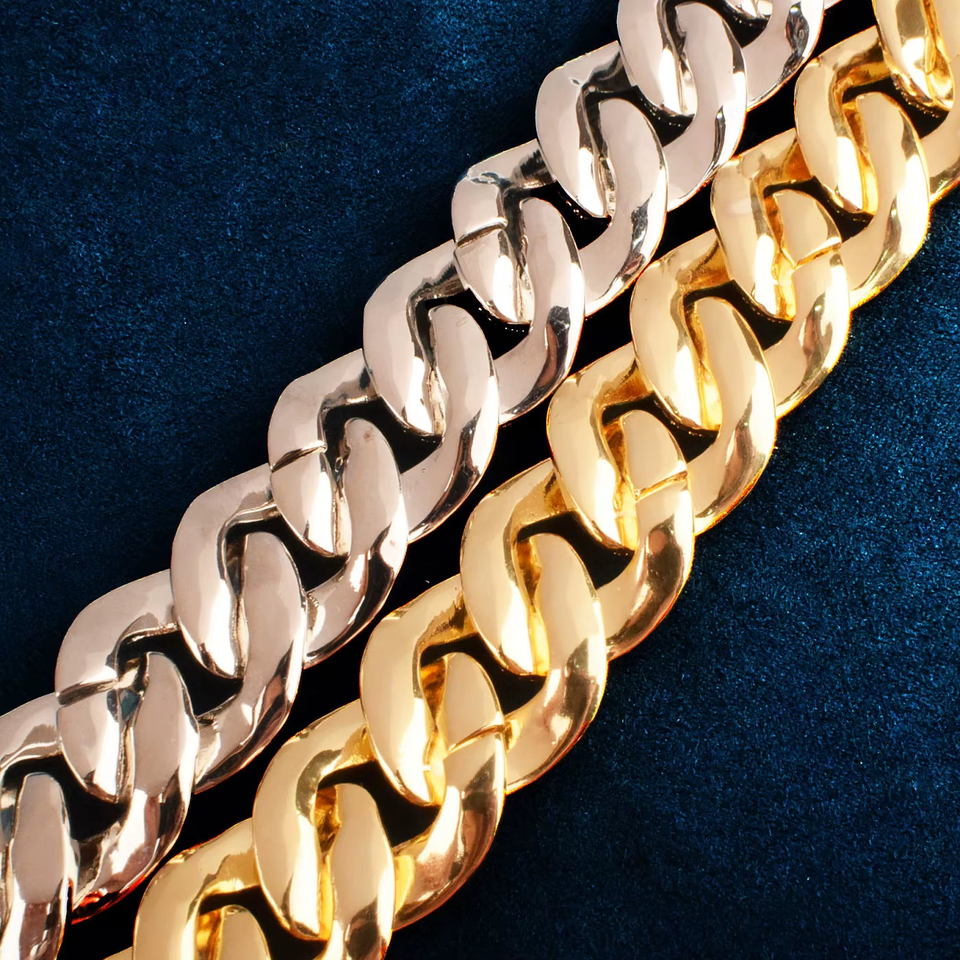 20Mm Miami Cuban Chain Men'S Hip Hop Necklace Choker Heavy Long Bail Cubic Zirconia Fashion Rock Rapper Jewelry
